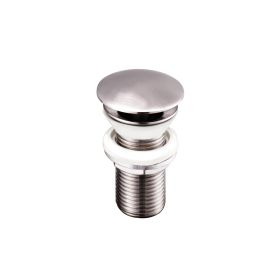 Just Taps Inox Basin Waste  Click-Clack, Unslotted