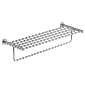 Just Taps Inox Towel Shelf With Bar