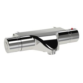 Just Taps Deck Mounted Thermostatic Bath Shower Mixer Tap - Chrome