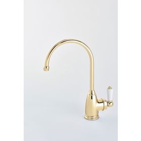 Perrin & Rowe Phoenician mini hot water Kitchen mixer tap tank & filter Gold