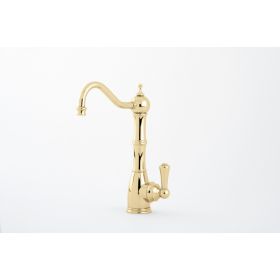 Perrin & Rowe Provence mini hot water Kitchen mixer tap tank & filter Gold