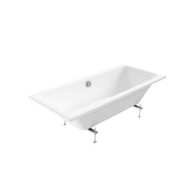 Saneux STETSON 1700x750mm bath double ended & bath legs - Gloss White