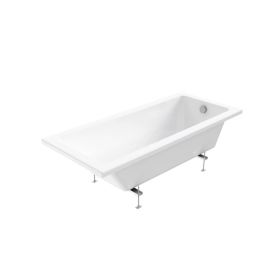 Saneux STETSON 1700x750mm bath single ended & bath legs - Gloss White