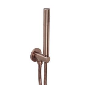 Just Tap VOS Round Water Outlet with Holder Plastic Hose Slim Hand Shower