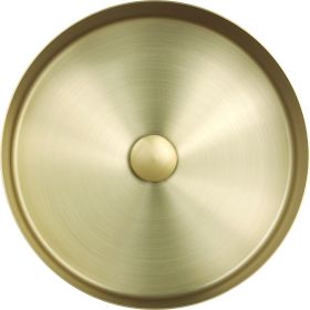 Just Taps VOS Grade 316 Stainless Steel Counter Top Basin-Brushed Brass