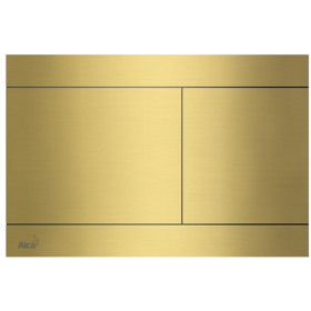 Alca Flat Metal Flush Plate – Brass