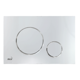Alca thin flush plate (round) - polished chrome