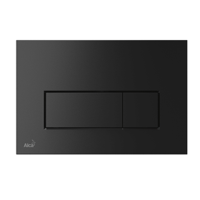 Alca thin flush plate (rectangular) - matt black