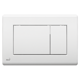 Alca Basic Flush Plate (rectangular) – White
