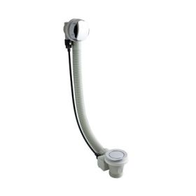 Eastbrook Luxury Bath Pop-up Waste + Overflow - Chrome