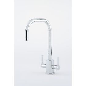 Perrin & Rowe Juliet Square Kitchen Mixer 'U'  Spout Chrome