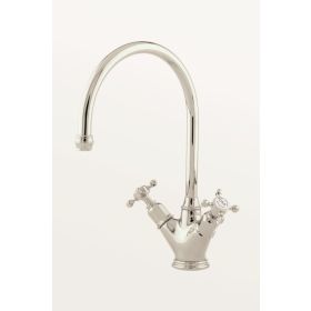 Perrin & Rowe Phoenician mono X-head Kitchen mixer Tap Polished Nickel