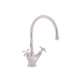Perrin & Rowe Phoenician mono X-head Kitchen mixer Tap Pewter