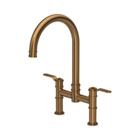 Perrin & Rowe Armstrong Bridge Textured Kitchen mixer Tap English Bronze