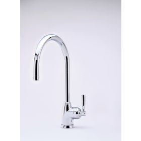 Perrin & Rowe Langbourn 'C' Spout Kitchen mixer Tap Chrome