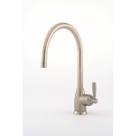 Perrin & Rowe Langbourn 'C' Spout Kitchen mixer Tap Pewter