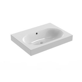 Saneux AUSTEN 62x45cm washbasin 0TH - Gloss White