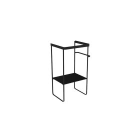 Saneux VOLATO 50cm floor standing washstand - Matt Black