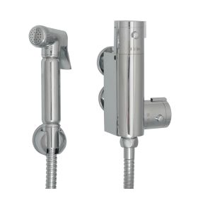 Just Taps Douche kit complete with vertical thermostatic bar valve