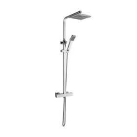 Eastbrook Winterbourne Adjustable Height (815-1150mm) Thermostatic Shower Pole - Chrome