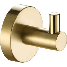 Just Taps VOS Robe Hook Wall Mounted-Brushed Brass