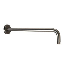 Just TAPS VOS Brushed Black Shower Arm, 400mm