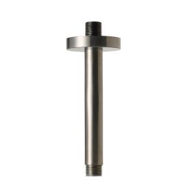 Just Taps VOS Brushed Black Ceiling Arm, 150mm 