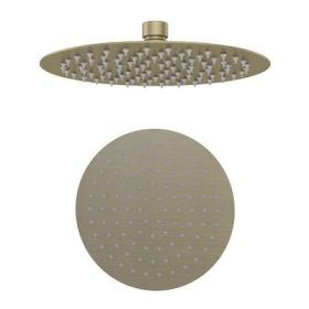 Eastbrook 8" (200mm) Round Fixed Over Head Shower Head - Brushed Brass