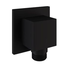 Eastbrook Square Outlet Elbow - Black