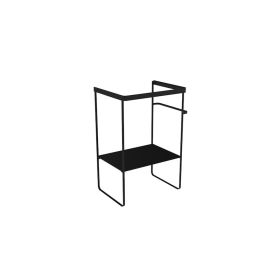 Saneux VOLATO 60cm floor standing washstand - Matt Black