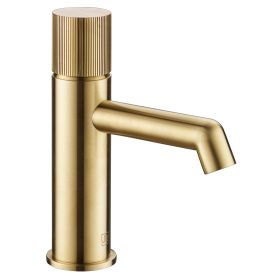 Just Taps Evo Single lever basin mixer Brushed Brass