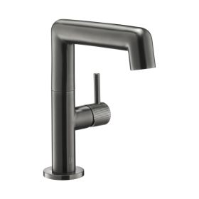 Just Taps Evo Side lever basin mixer Brushed Black