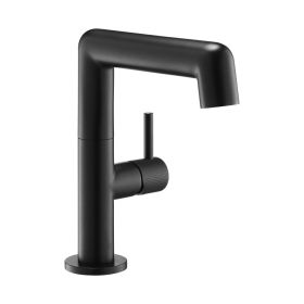 Just Taps Evo Side lever basin mixer-Matt Black