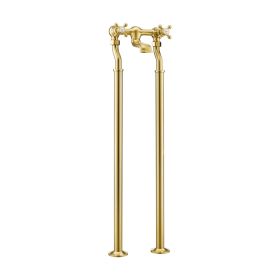 Just Taps Grosvenor Freestanding Bath Fillers Brushed Brass