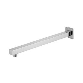 Eastbrook 400mm Wall Mounted Square Shower Arm - Chrome