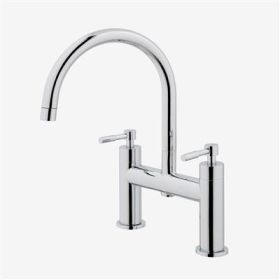 Eastbrook Leith Bidet Mono inc push button waste Chrome