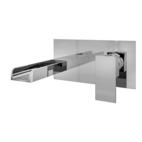 Eastbrook Chetwode Wall mounted Basin Mixer Tap Chrome