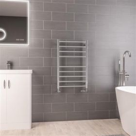 Eastbrook Violla 790 x 500 Towel Rail Polished Stainless Steel