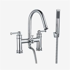 Eastbrook Newlyn Bath Shower Mixer (BSM) Tap with Handset Chrome