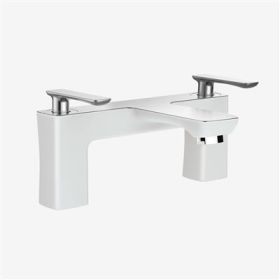 Eastbrook Helston Bath Filler Tap Gloss White