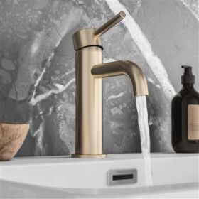 Eastbrook Meriden Basin Mono Tap with Waste Brushed Brass