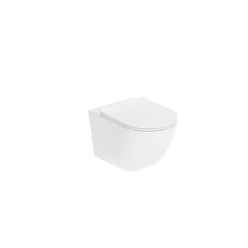 Saneux AIR wall hung WC pan & slim seat pack - rimless - long projection - Gloss White