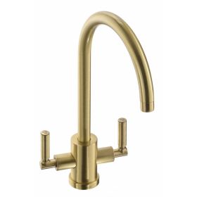 Abode Atlas Monobloc Kitchen mixer Tap Brushed Brass
