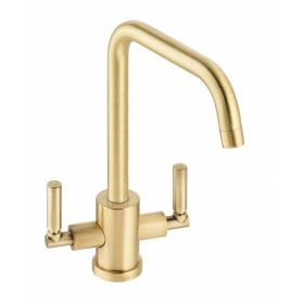 Abode Atlas Quad Monobloc Kitchen mixer Tap Brushed Brass