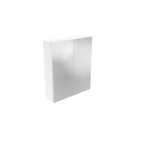 Saneux AUSTEN 60cm 2 door mirror cabinet - Gloss White