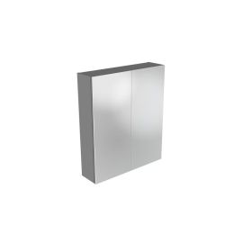 Saneux AUSTEN 60cm 2 door mirror cabinet - Matt Iron Grey