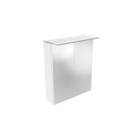 Saneux AUSTEN 60cm 2 door electric mirror cabinet - Matt White