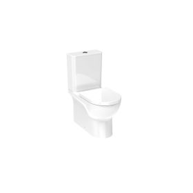 Saneux AUSTEN close coupled WC pan - rimless - Gloss White