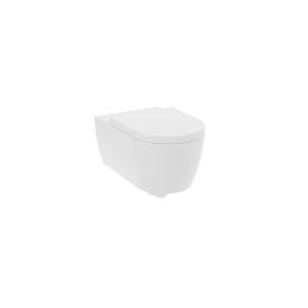 Saneux AUSTEN wall hung WC pan - rimless - Long projection - Gloss White