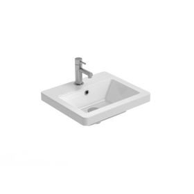 Saneux AIR 40x35cm washbasin 1TH - Gloss White